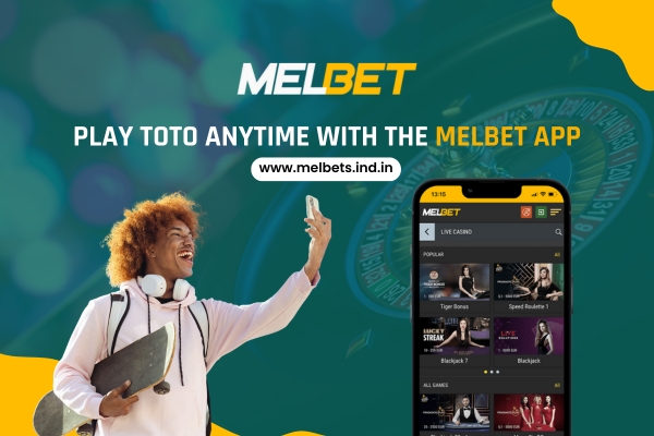 Play toto anytime with the Melbet app